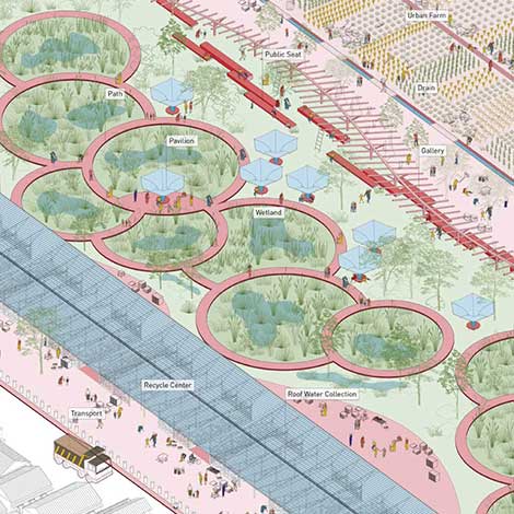 Green Convergence: Resilient Corridor for Jaipur // Xuefei Yang + Chaoming Li
