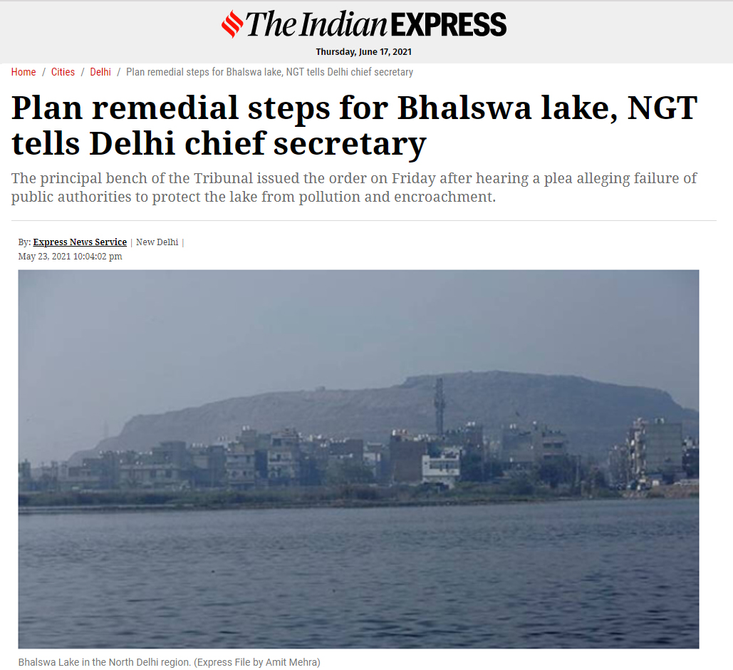 Delhi news Bhalswa